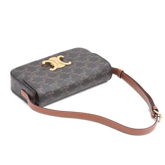 CELINE Brown 2C Shoulder Bag - Picture 3 of 10